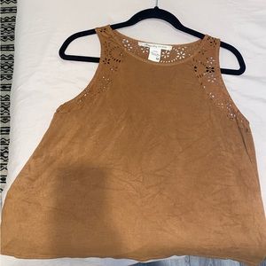 Brown Western Top